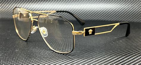 versace gold frames men's|gold frame versace glasses.